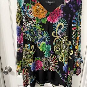Colorful Floral Blouse by Calessa